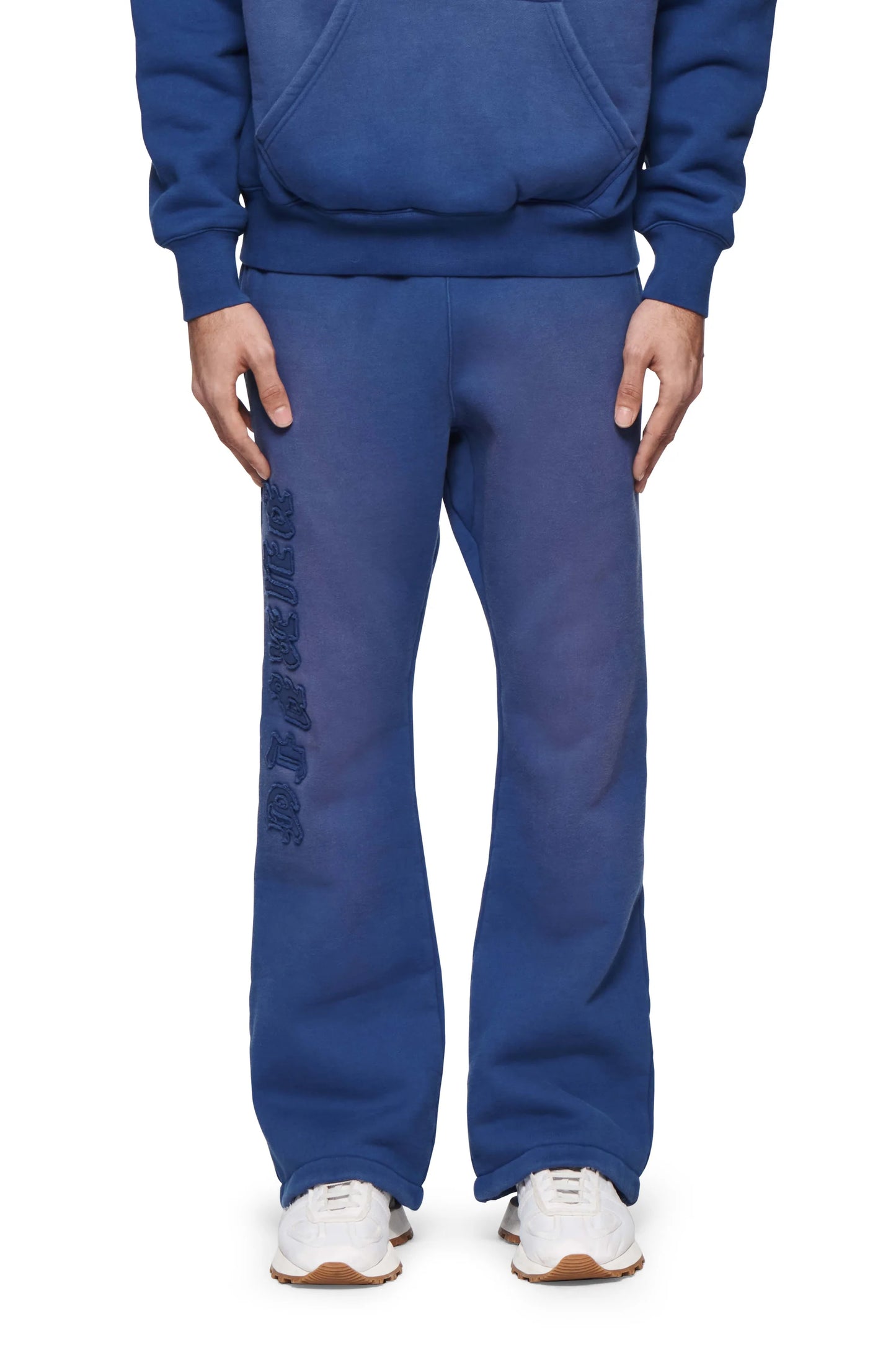Purple-Gothic Applique Sweatpants-P459-HMBA424