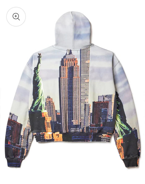 VALLEY-SKYLINE ZIP UP HOODIE