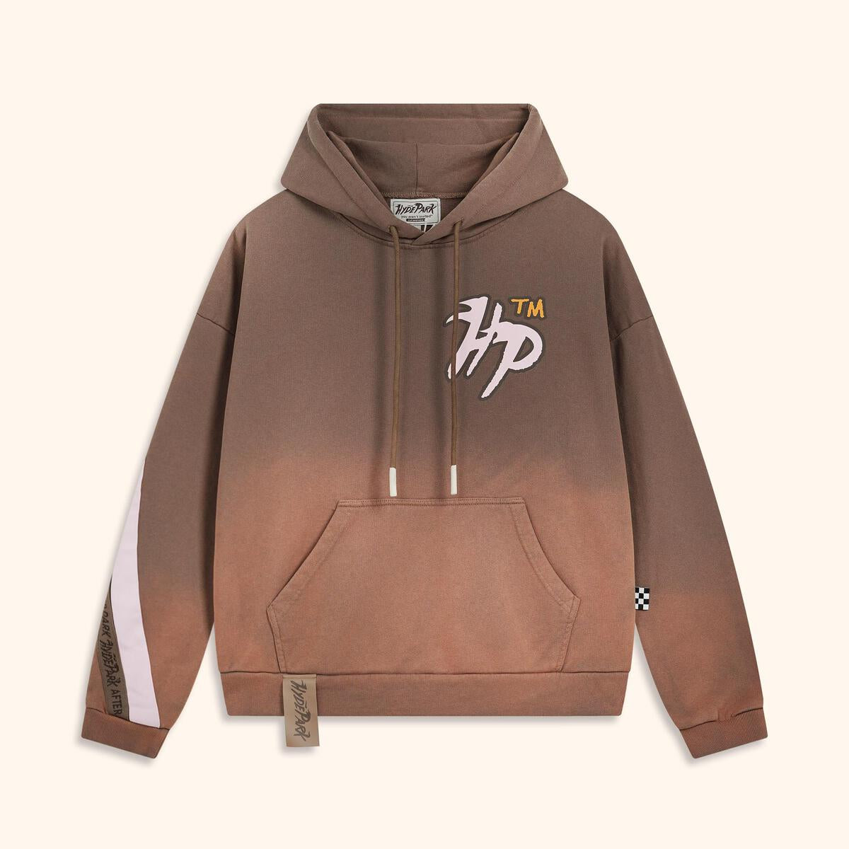 Race To The Top Hoodie - Brown HYDEPARK