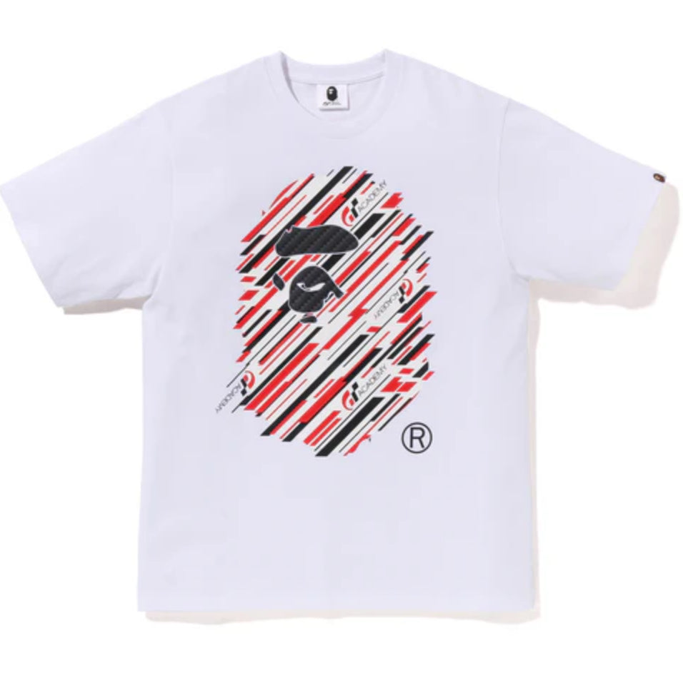 BAPE® x GT APE HEAD TEE – WHITE BAPE