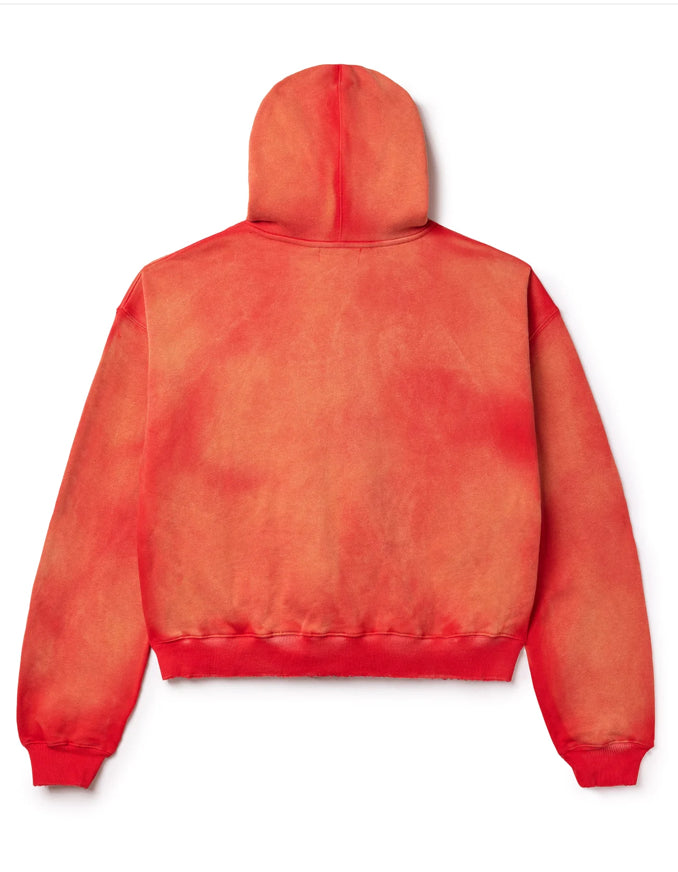 VALE FOREVER RED GARDEN ZIP UP HOODIE