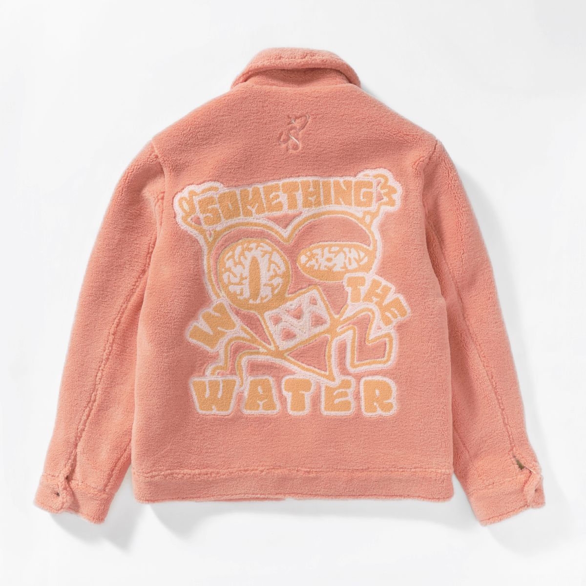 SUGERHILL-TOXINS" PLUSH JACKET (CORAL)-SH24-HOL-14