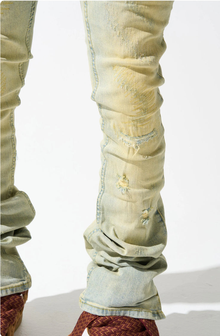 SERENEDE-"TIERRA" STACKED JEANS