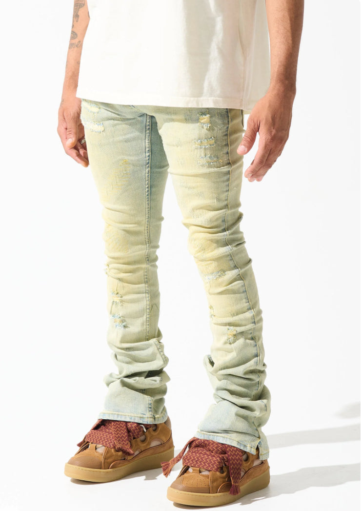 SERENEDE-"TIERRA" STACKED JEANS