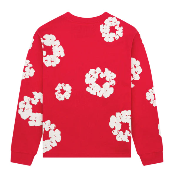 DENIM TEARS-Long Sleeve Cotton Wreath Tee Black-FW24TLS0063