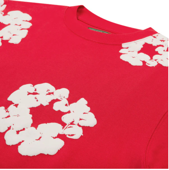 DENIM TEARS-Long Sleeve Cotton Wreath Tee Black-FW24TLS0063