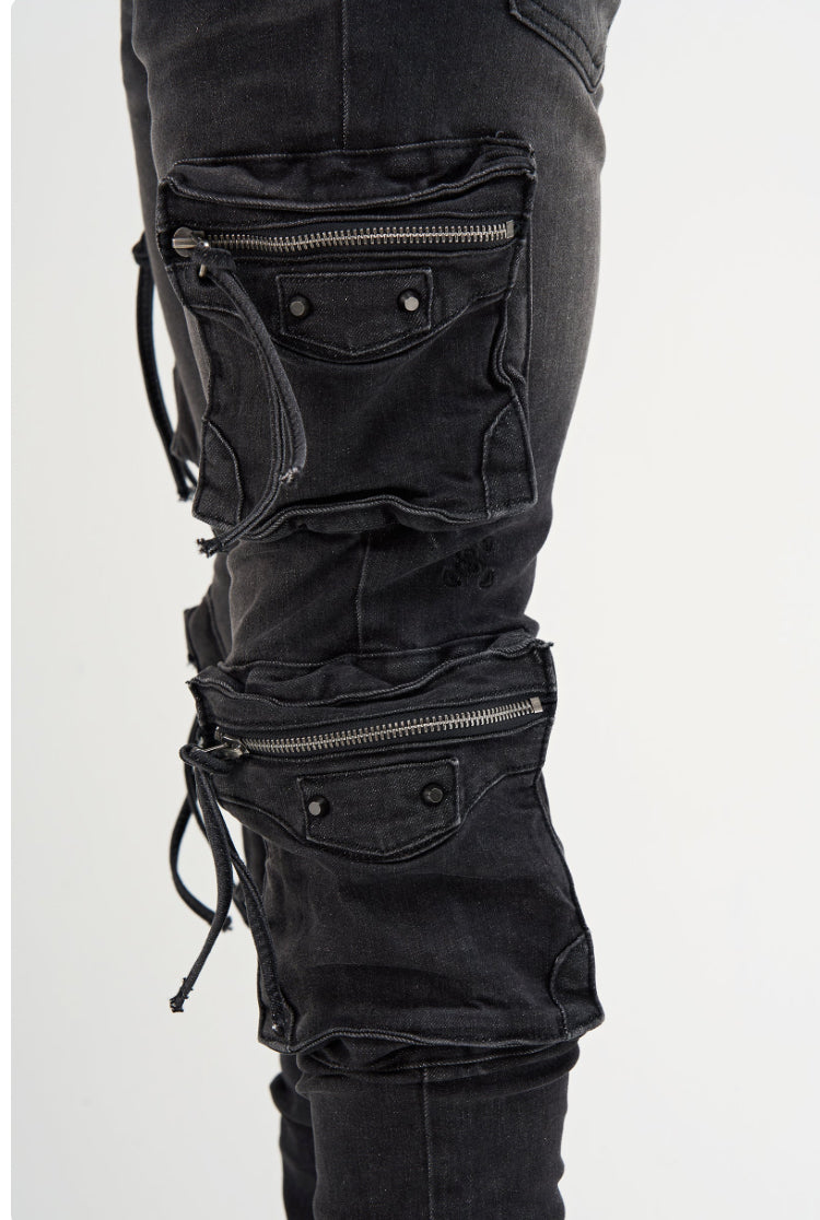 SERENDE-"POPPY" CARGO JEANS