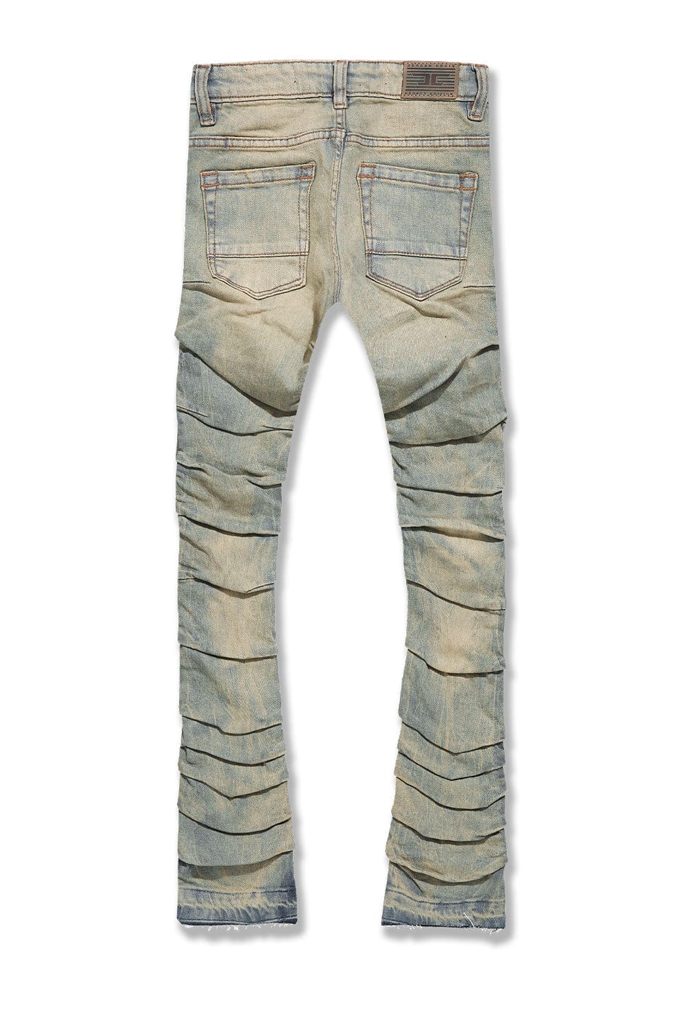 JORDAN-CRAIG-KIDS STACKED RIPPLE EFFECT DENIM (SUNRISE)-JTF1157