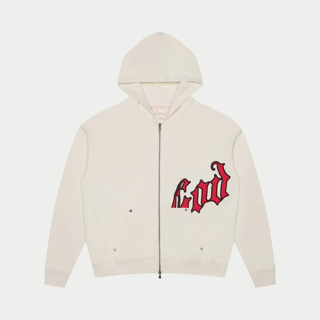 GODSPEED-OG Logo Sweatsuit V2 (Bone/Red)