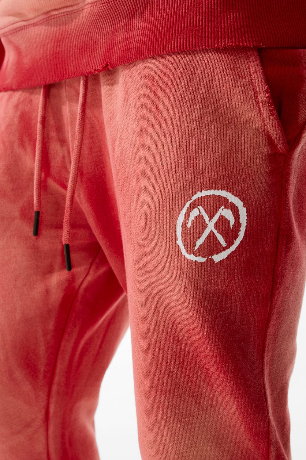 JORDAN CRAIG-AFTERLIFE STACKED SWEATPANTS (RED)-8631L