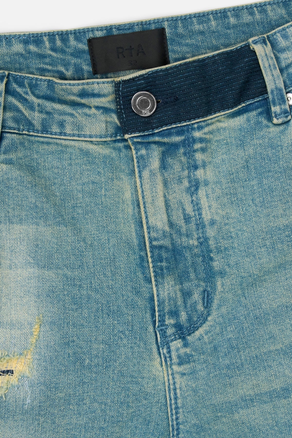 RTA-BRYANT SKINNY JEAN | BLUE KYANITE DISTRESSED-MCCTD900-B1205BLND
