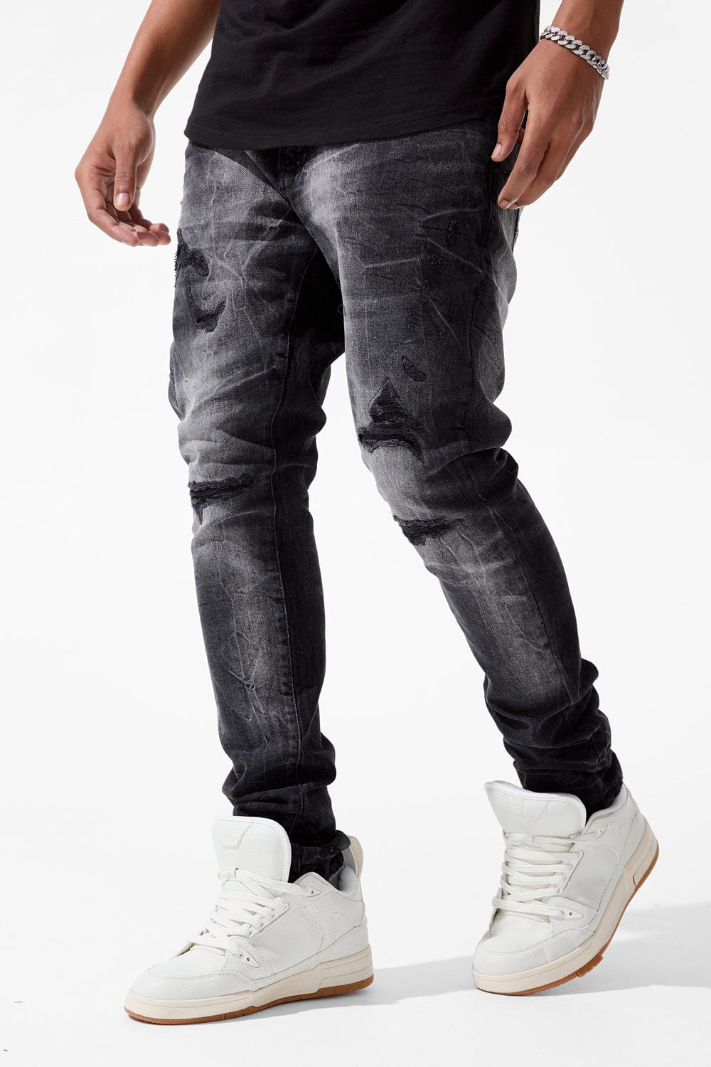 JORDAN CRAIG-SEAN - DRIFTWOOD DENIM (BLACK ICE)-JS2116