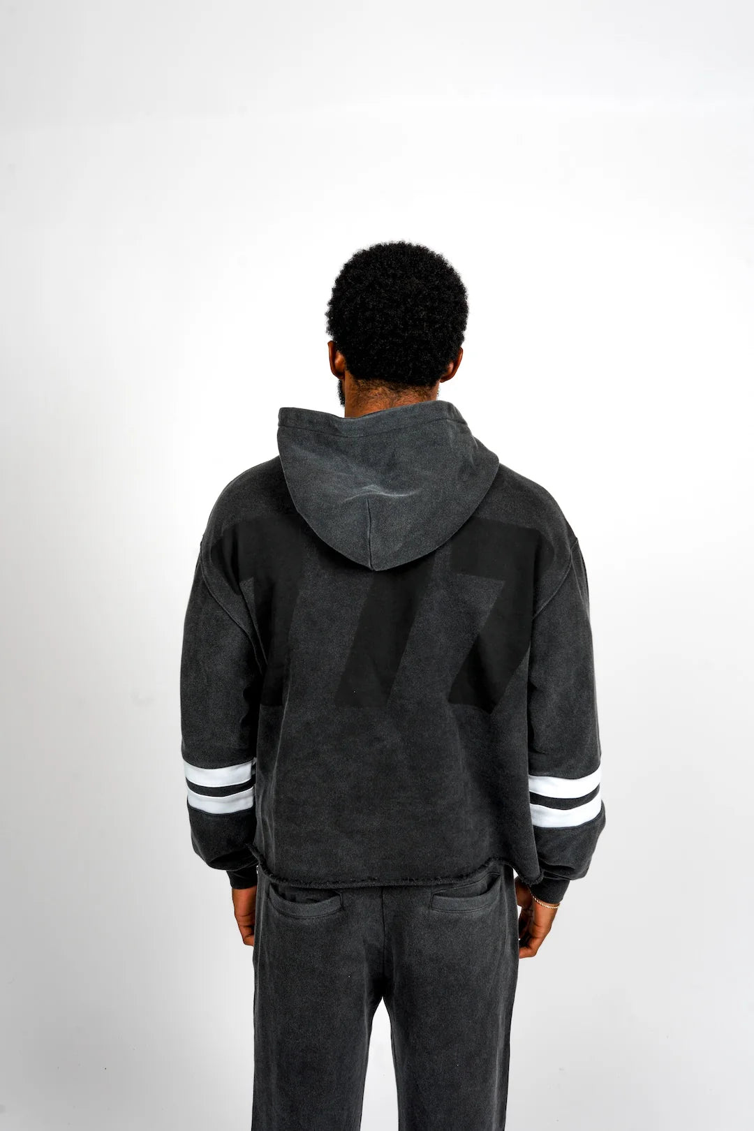 PAPER MONEY-777 HOODIE - BLACK