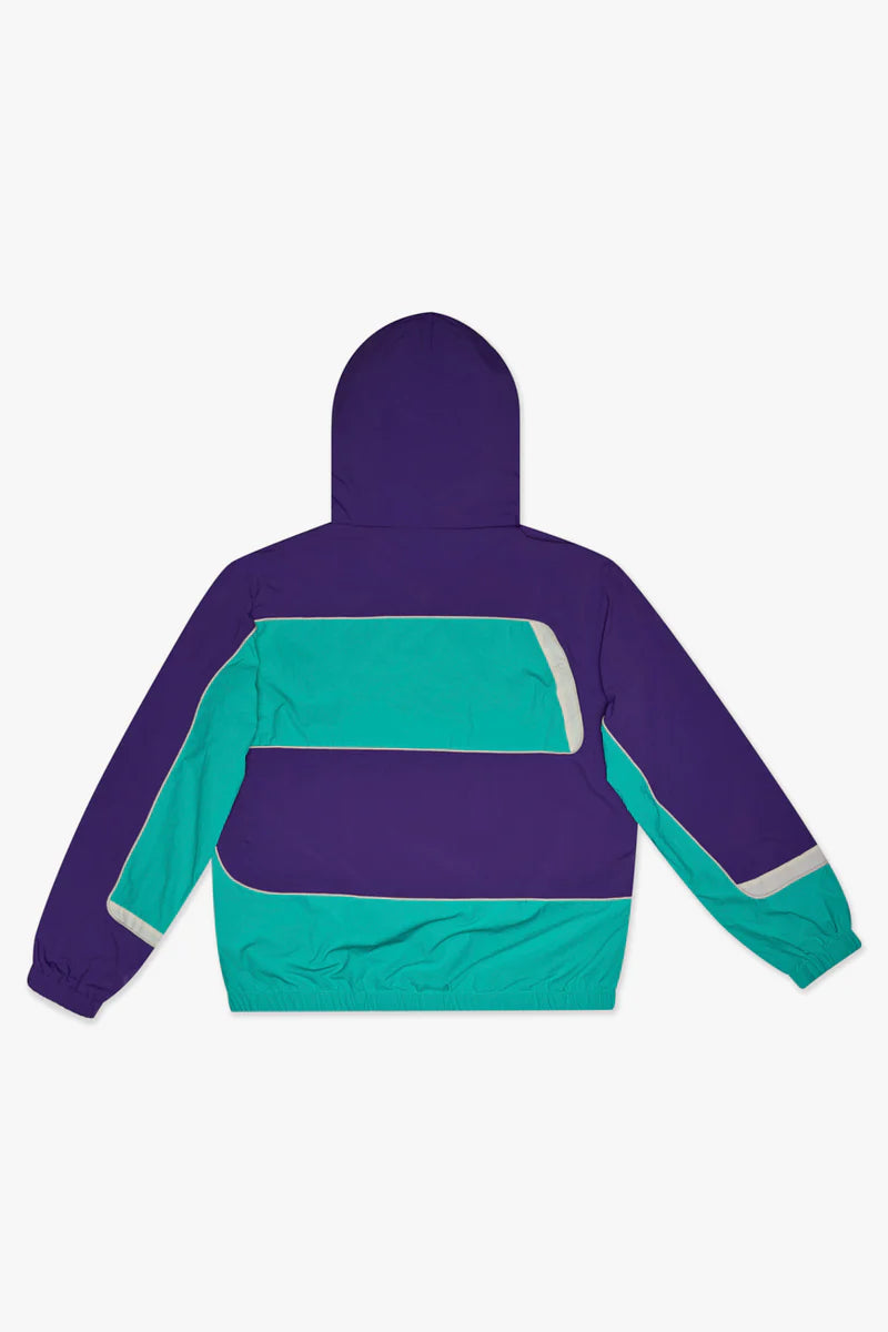 6 NBRHD-GRAPE" NYLON JACKET - PURP/AQUA-6TH-J4102