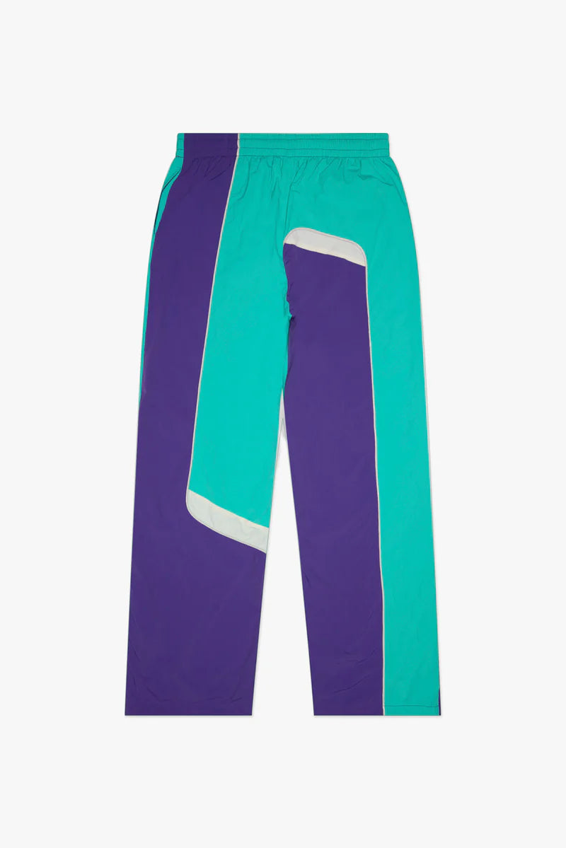6 NBRHD-"SODA" NYLON PANTS - PURP/AQUA-6TH-P4102