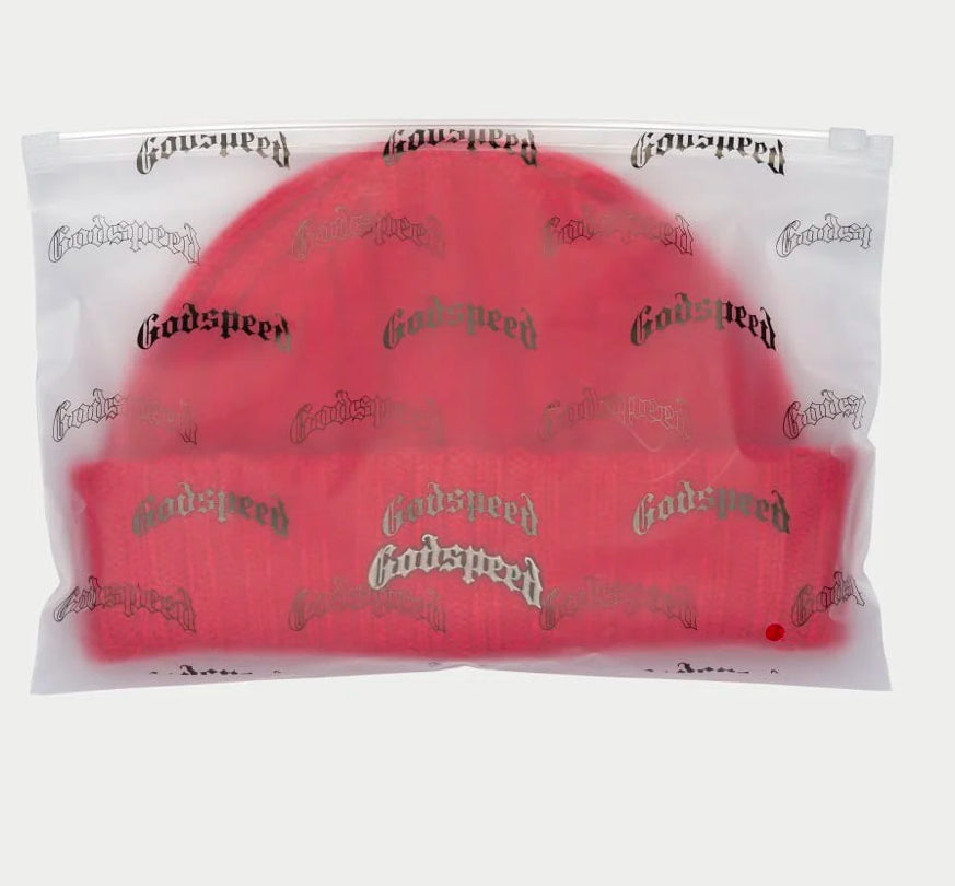 GODSPEED-Og Logo Emblem Beanie (RED)