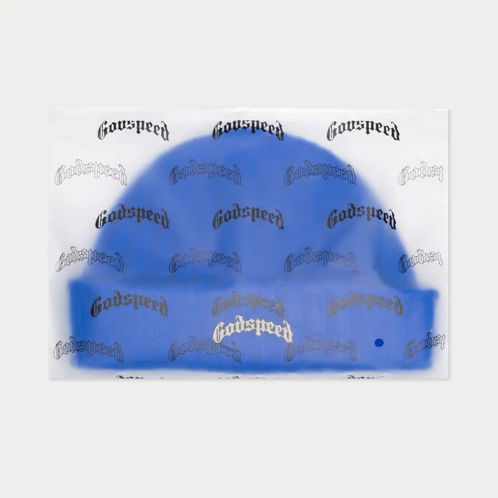 GODSOEED-Og Logo Emblem Beanie (Cobalt)