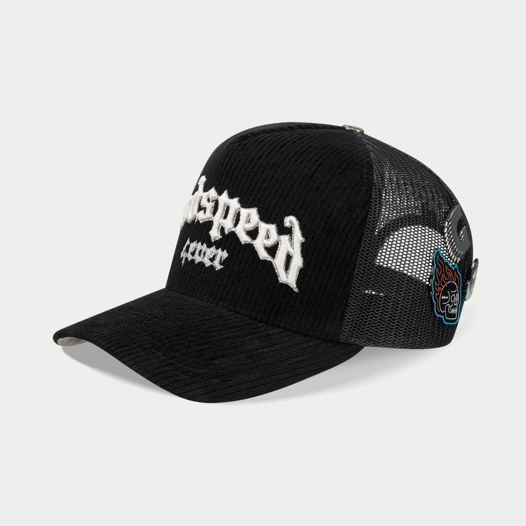 GODSPEED-GS FOREVER TRUCKER HAT (Black Corduroy)
