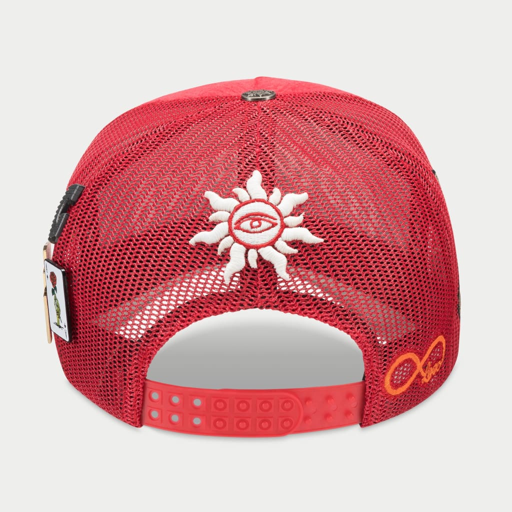 GODSPEED-GS FOREVER TRUCKER HAT (Rose Corduroy)