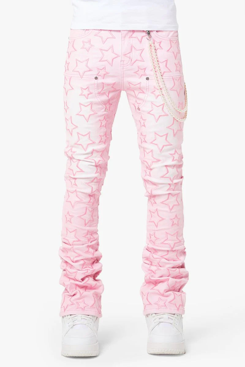 GUAPI-GUAPI STACKED FRENCH ROSE DENIM PINK-345FRSD