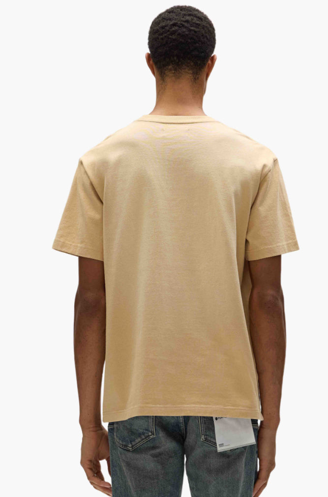 PURPLE- Newsprint Tee - P117-HABN225