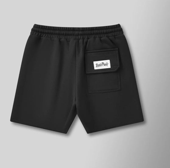 HYDEPARK-Posted Up Cut Off Shorts - Black