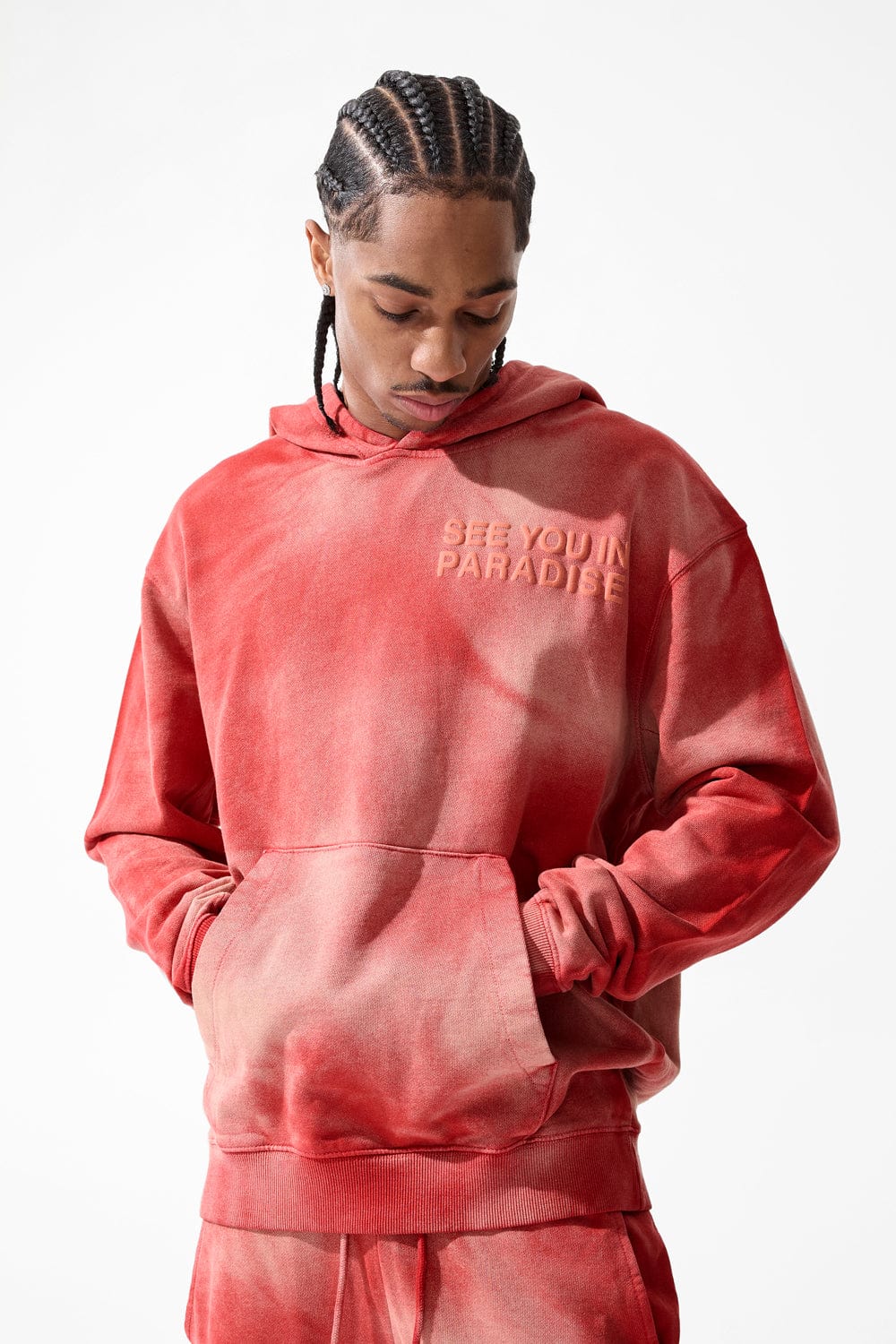 JORDAN CRAIG-PARADISE WASHED PULLOVER HOODIE-9117H