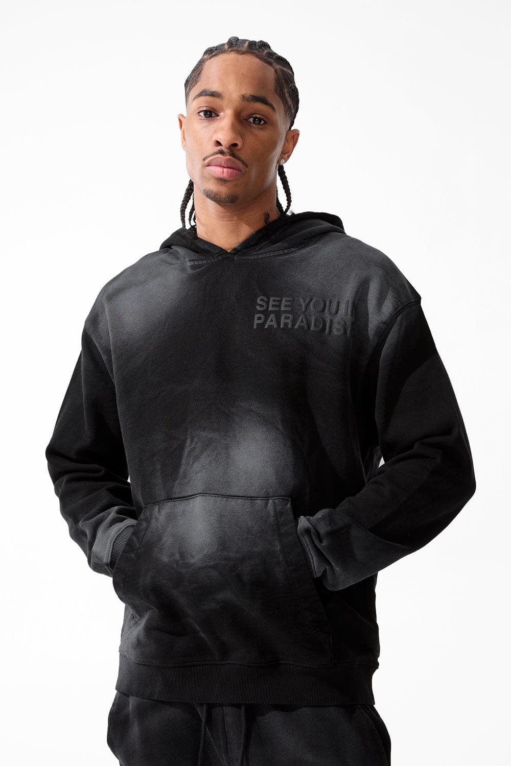 JORDAN CRAIG-PARADISE WASHED PULLOVER HOODIE-9117H