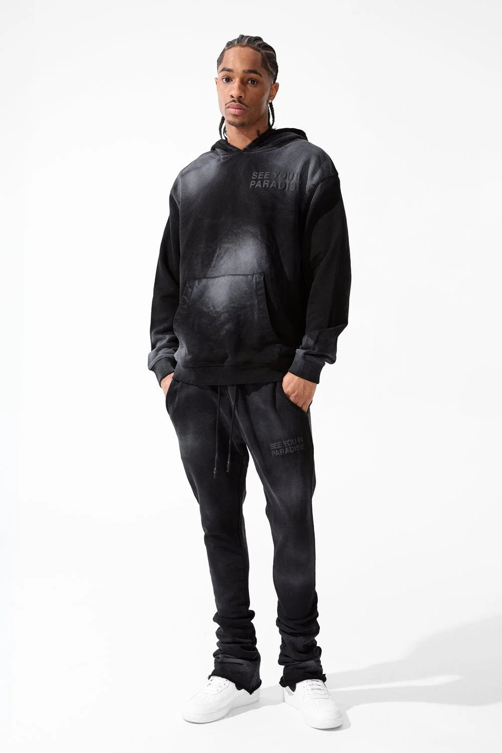 JORDAN CRAIG-PARADISE WASHED PULLOVER HOODIE-9117H
