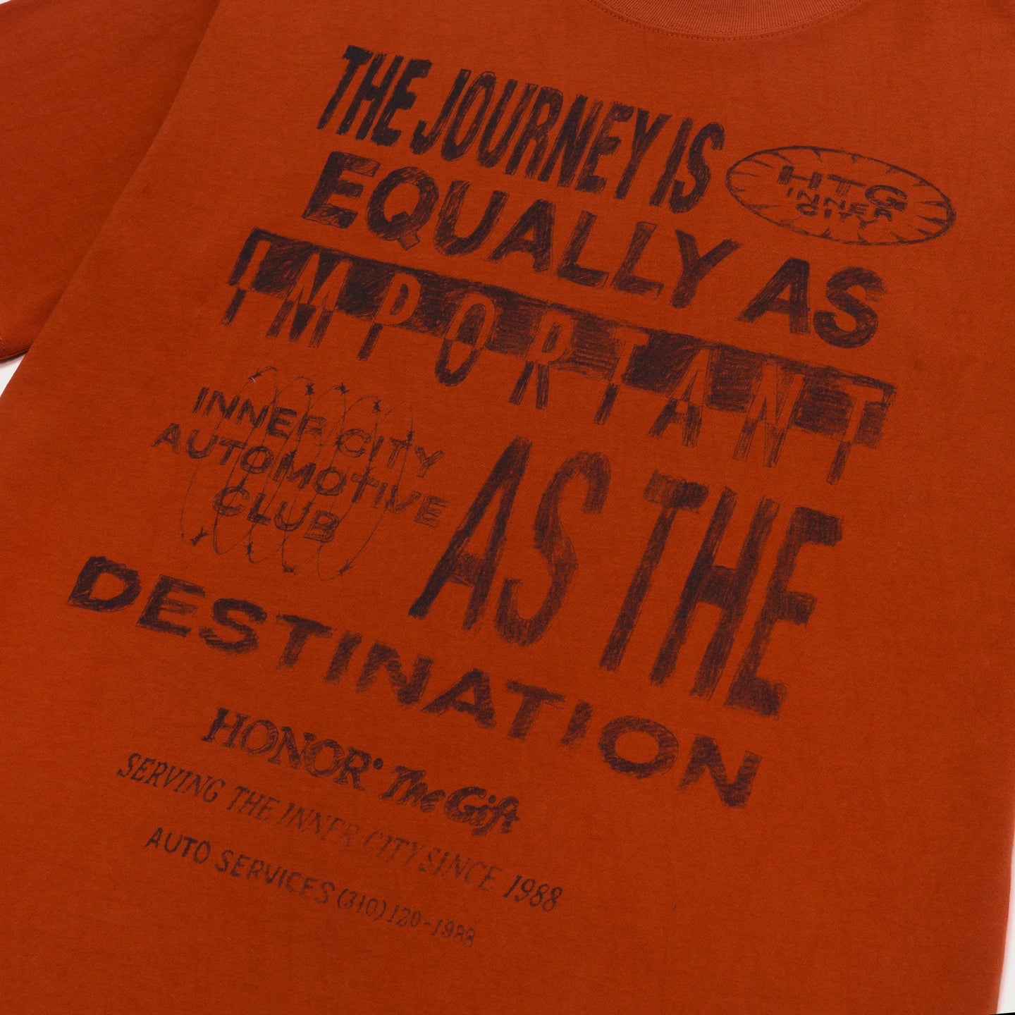 HONOR THE GIFT-Traveled Journey Tee - Brown-HTG250146