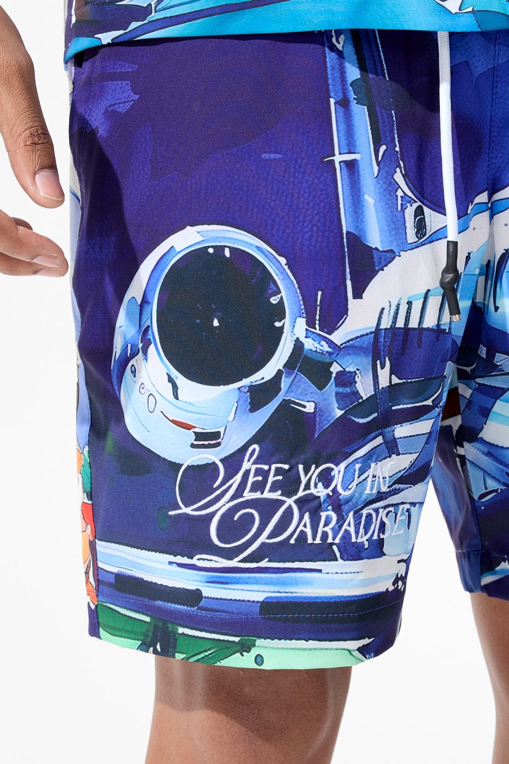 JORDAN CRAIG-RETRO - WANDERLUST PARTY SHORTS-2060S