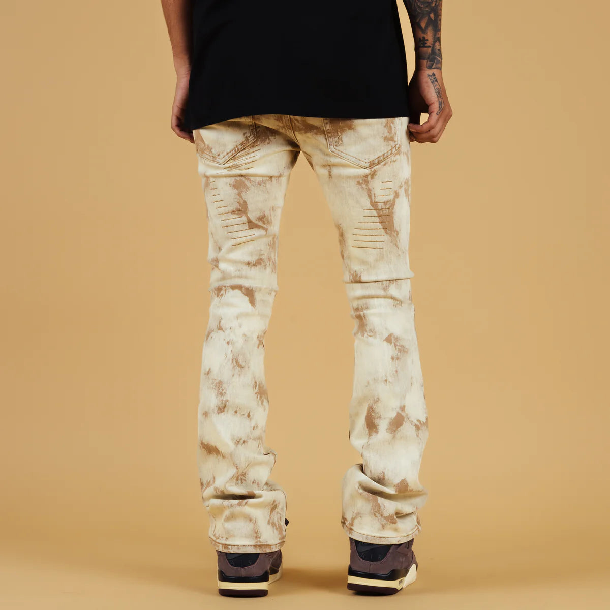 THRT-SAHARA C22-STACKED JEANS