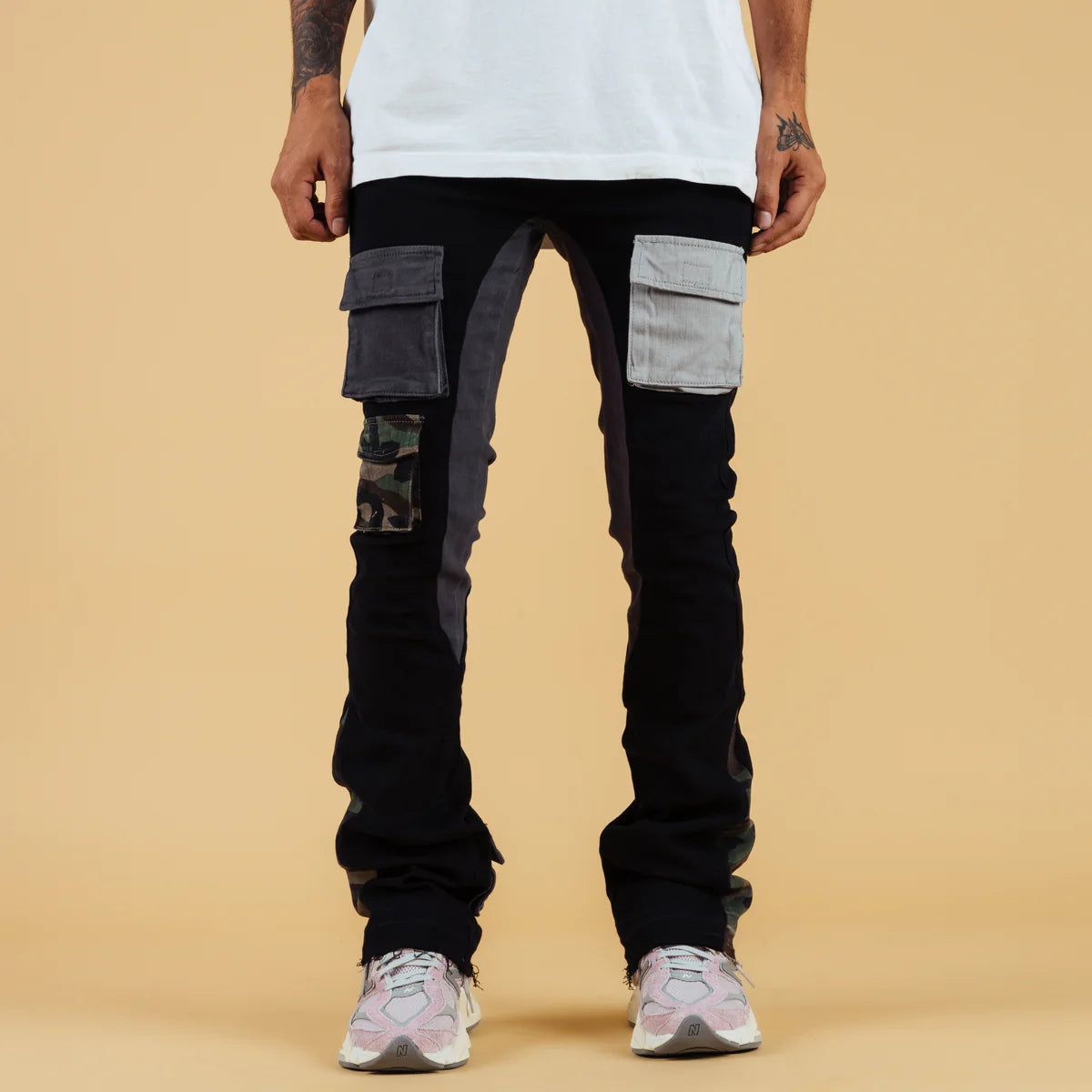 THRT-STACKED JEANS-KAMINO C22