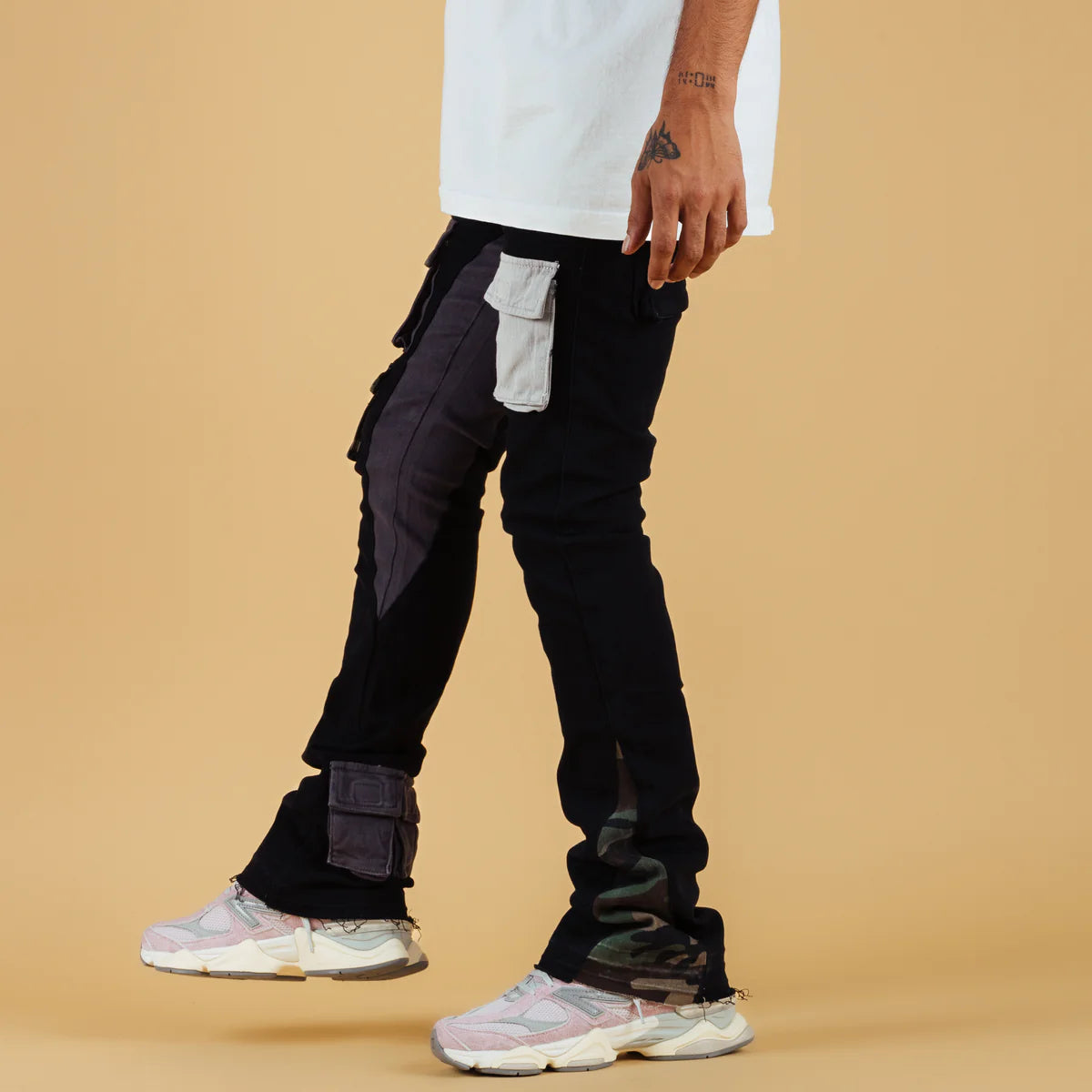 THRT-STACKED JEANS-KAMINO C22
