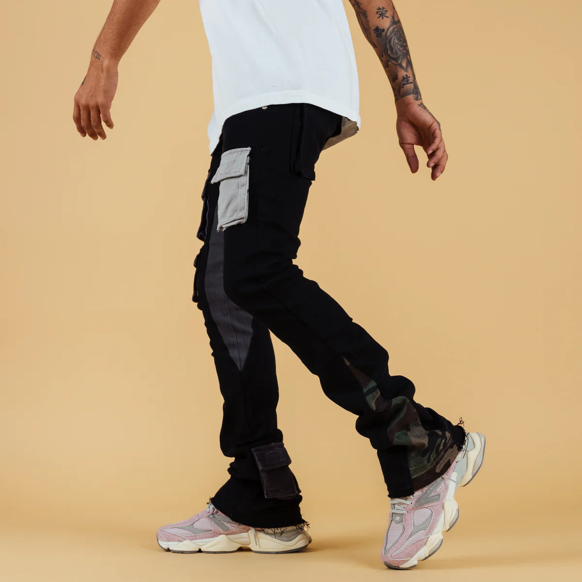 THRT-STACKED JEANS-KAMINO C22