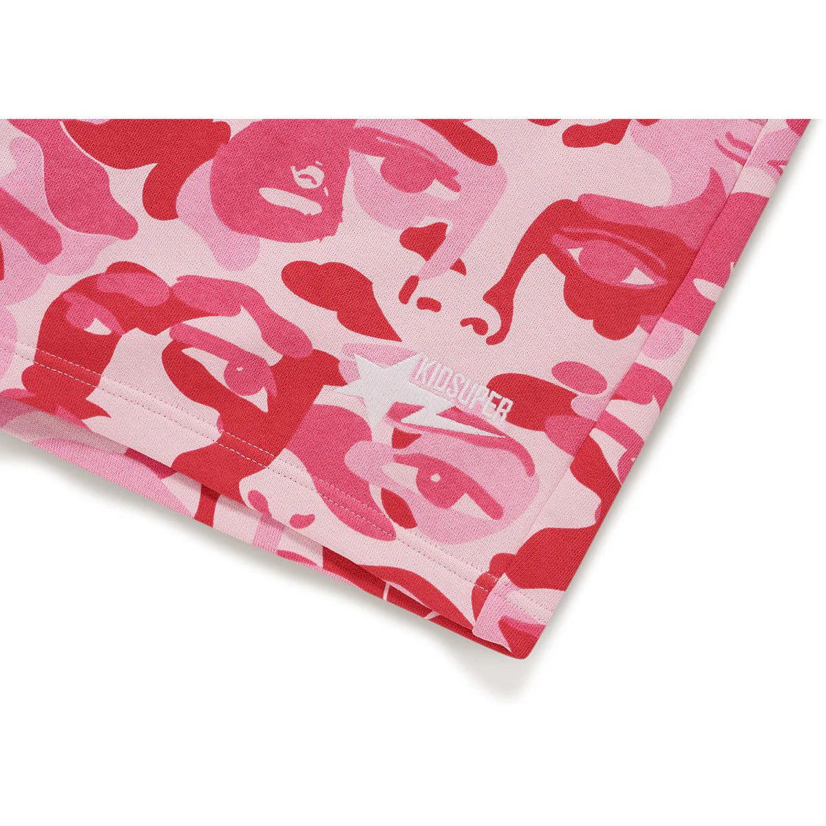 BAPE X KIDSUPER CAMO SWEAT SHORTS MENS-