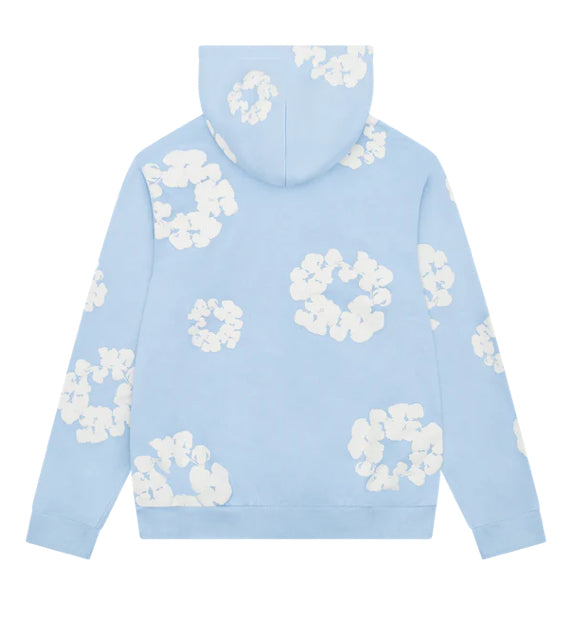 DENIM TEARS-The Cotton Wreath Sweatshirt Powder Blue-FW24THD068