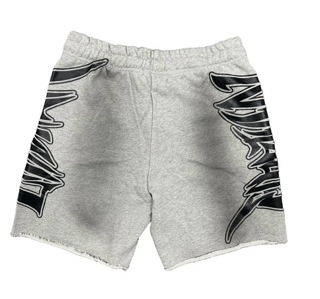 MIXED EMOTION-ME "GREY FADED SHORTS"