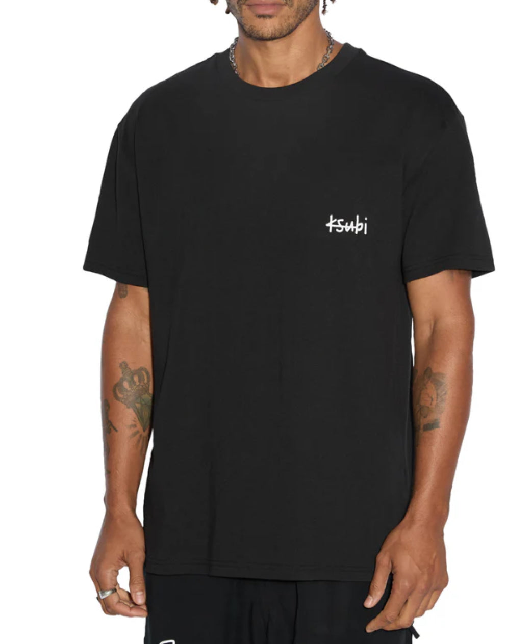 Ksubi - All Day Biggie Ss Tee Jet Black - MPF24TE012
