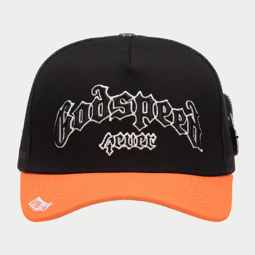 GS FOREVER TRUCKER HAT (Black/Orange