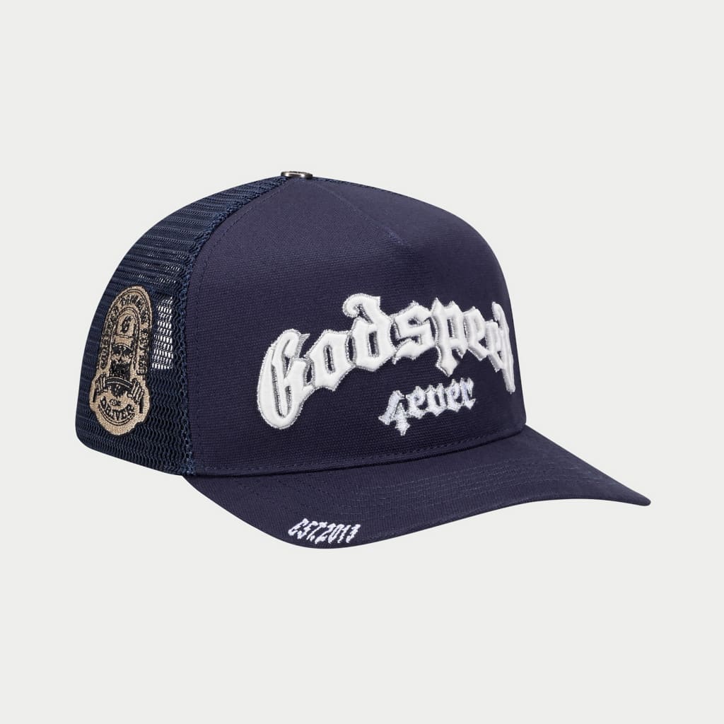 GODSPEED Forever Trucker Hat ( Midnight Navy)