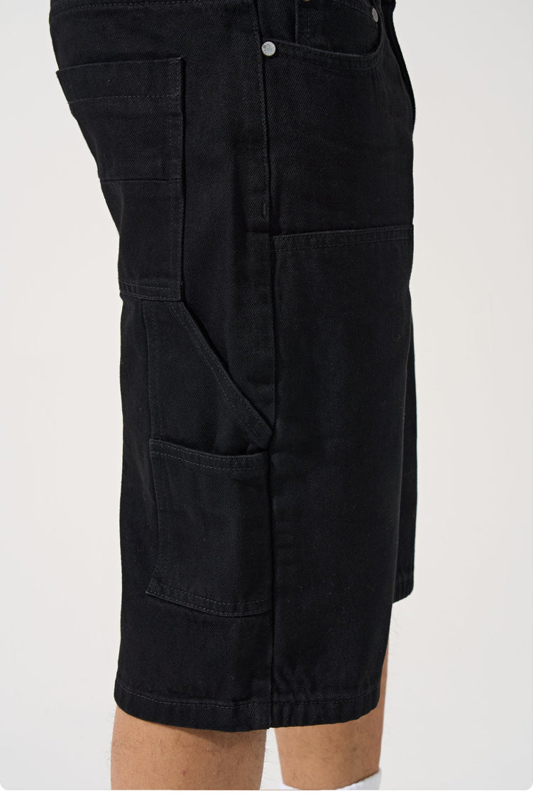 SERENEDE INKSTONE DENIM BLACK SHORTS