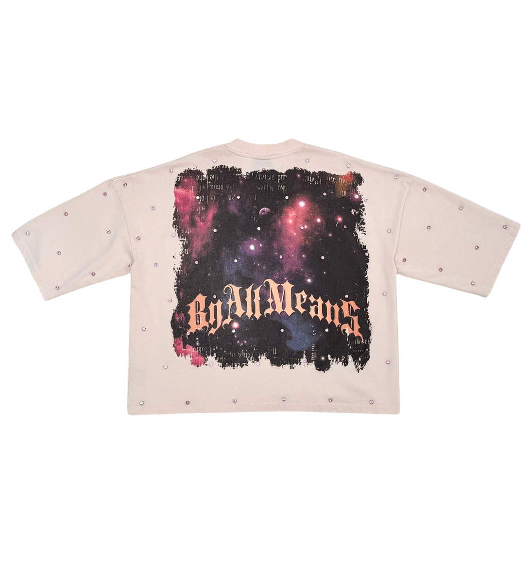 Stray wide & crop fit w/ 3/4 sleeve tshirt