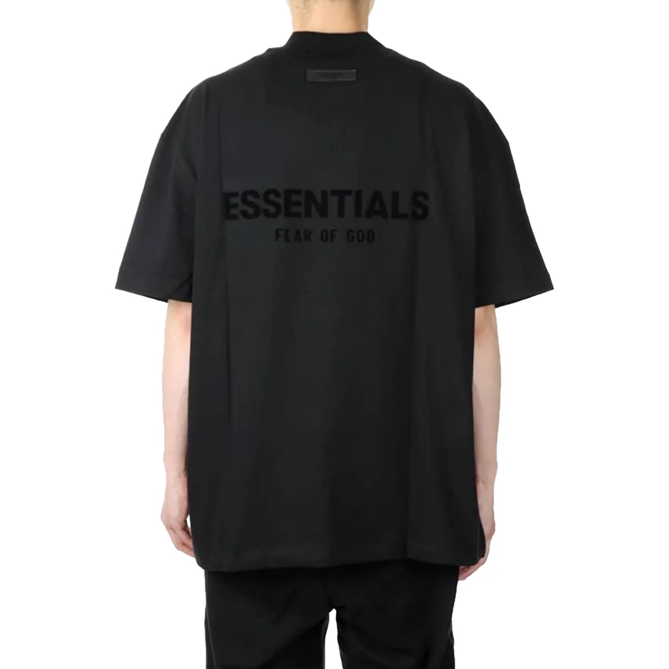 Fear of God Essentials Tee Stretch Limo BLACK