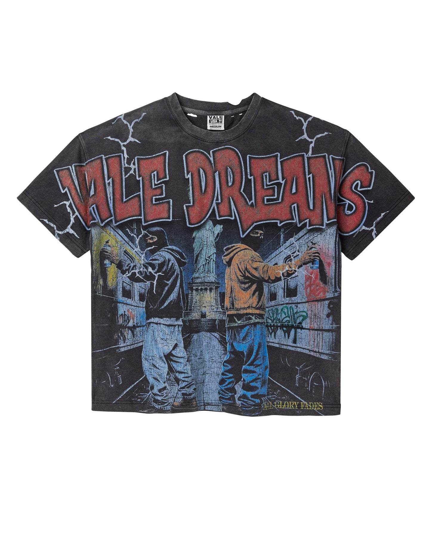 VALE FOREVER TAG BIG TEE BLACK