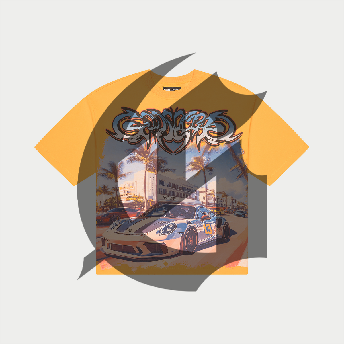 Godspeed - Car Meet Miami (orange Wash)