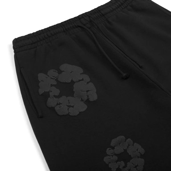 DENIM TEARS-Mono Wreath Sweatshorts-SS25BRS649