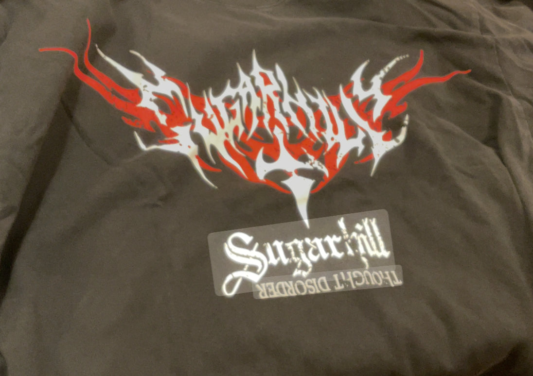 SUGARHILL - SINISTER T-SHIRT - BLACK VINTAGE