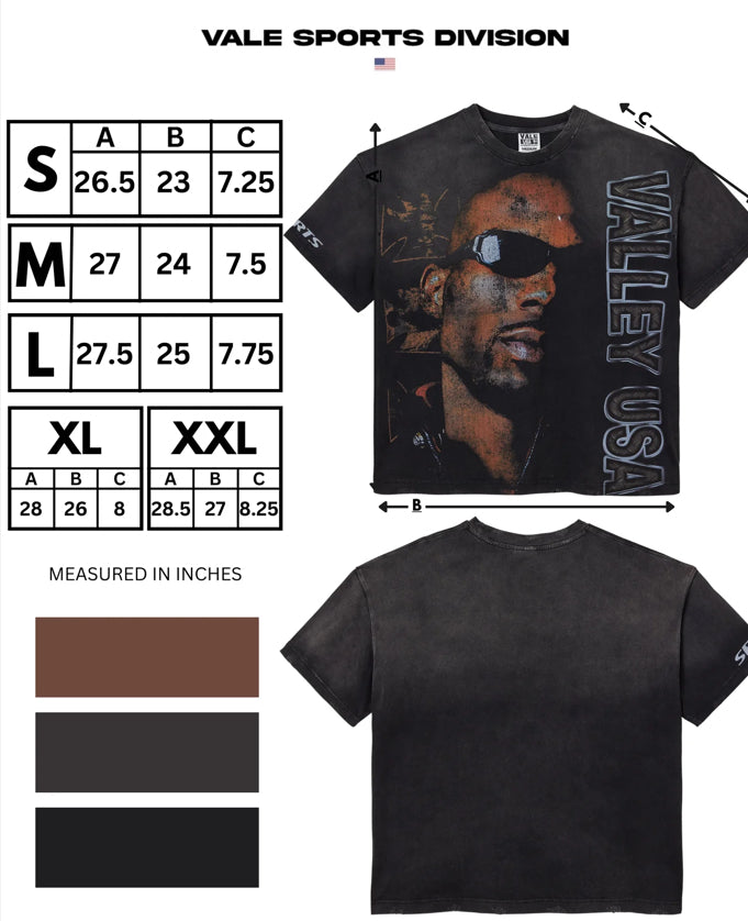 VALE FOREVER THE DOG TEE-BLACK