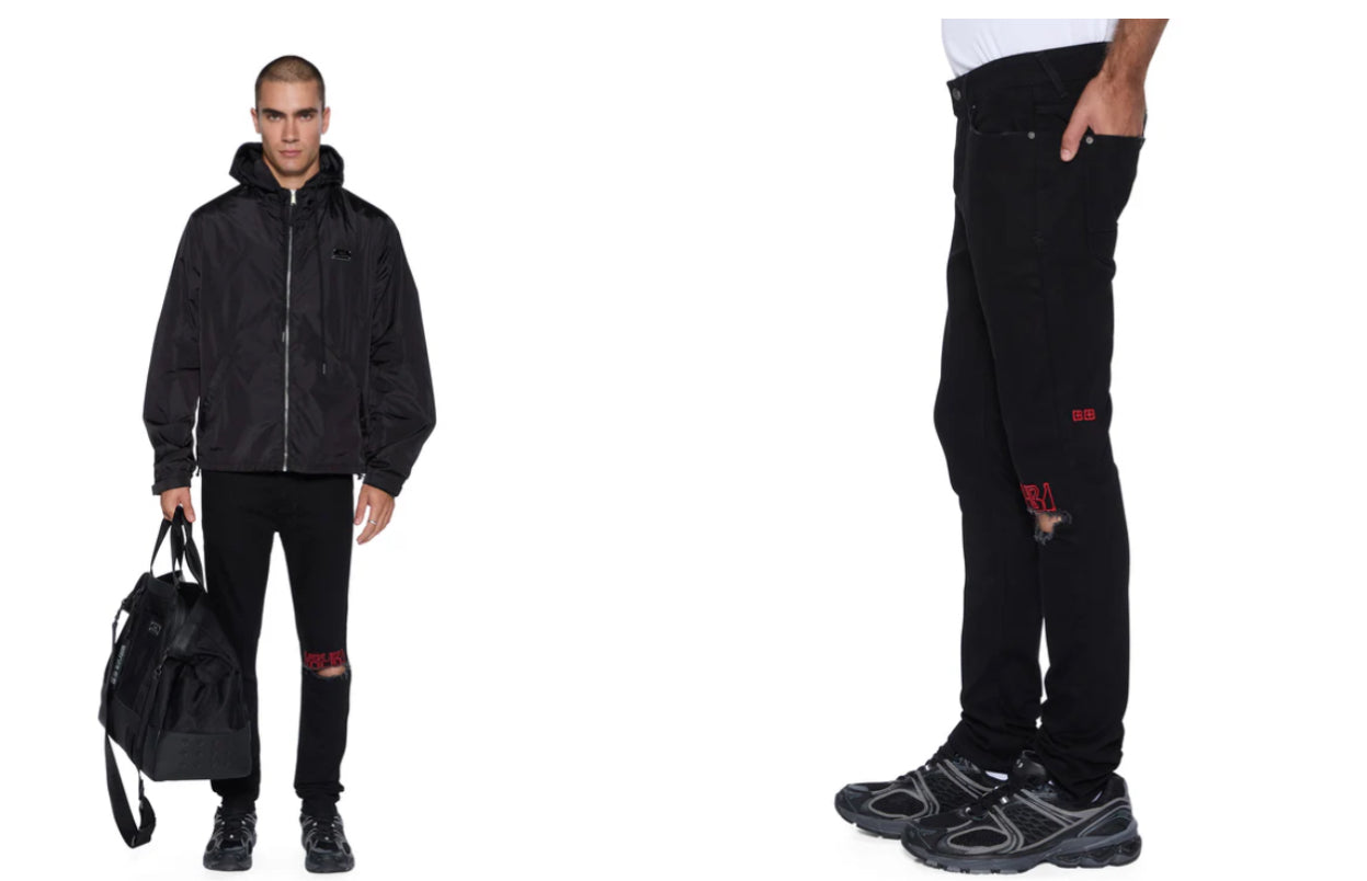 KSUBI Van Winkle Laid Black Sting-BLACK AND RED-MPF25DJ007